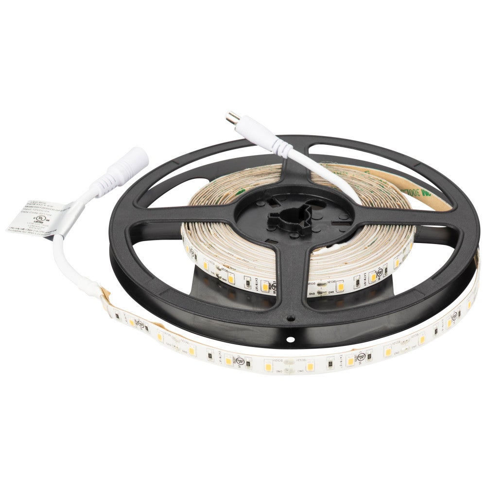 16 Ft, 120 Lumens/Ft. 12-volt Accent Output LED Tape Light, Single-White