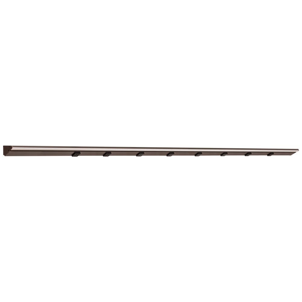 72-1/2" RM Series Lighted Power Strip, 600 Lm/Ft Higher Output, Bronze finish, Black receptacles, Tunable-White 2700K–5000K