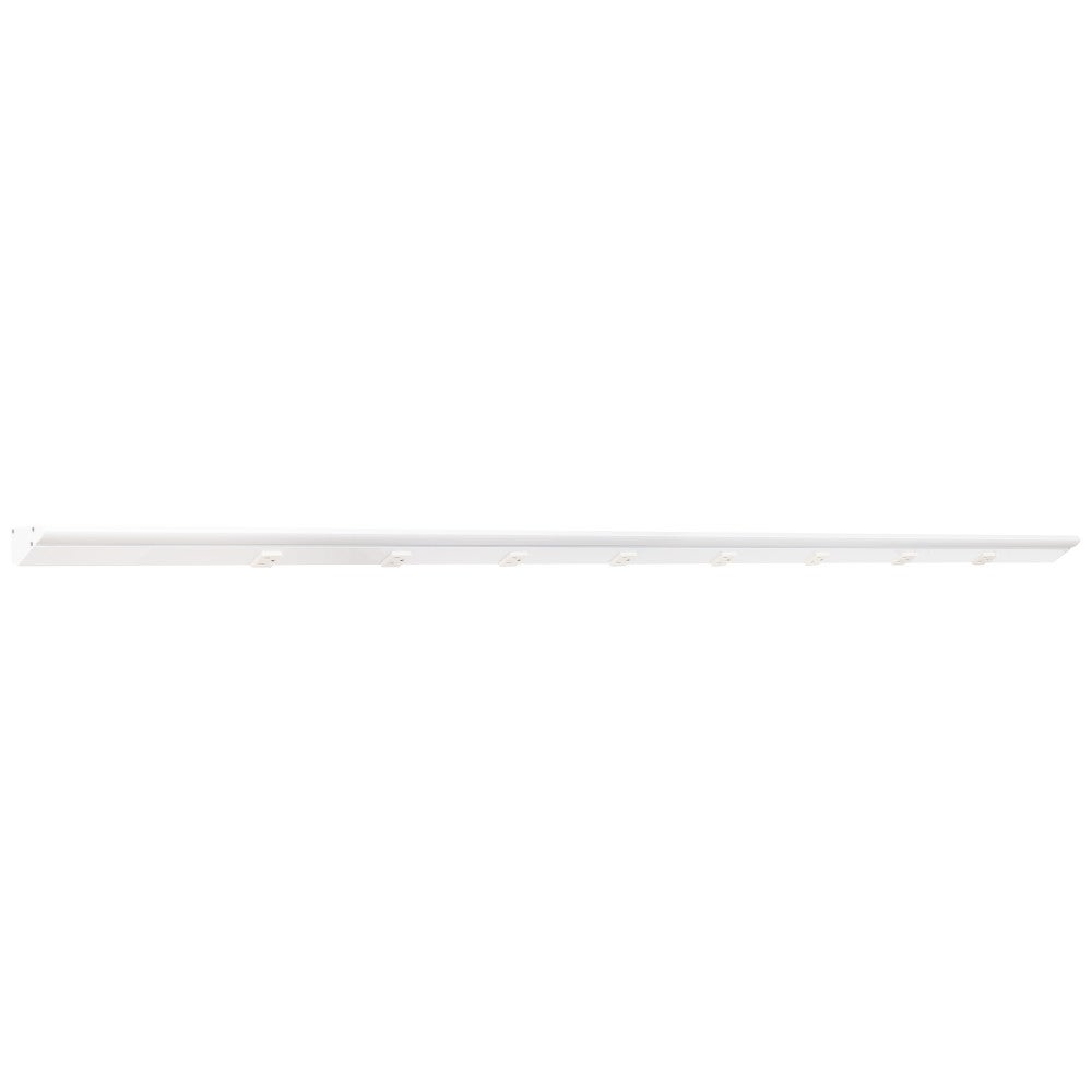 72-1/2" RM Series Lighted Power Strip, 600 Lm/Ft Higher Output, White finish, White receptacles, Daylight White 5000K