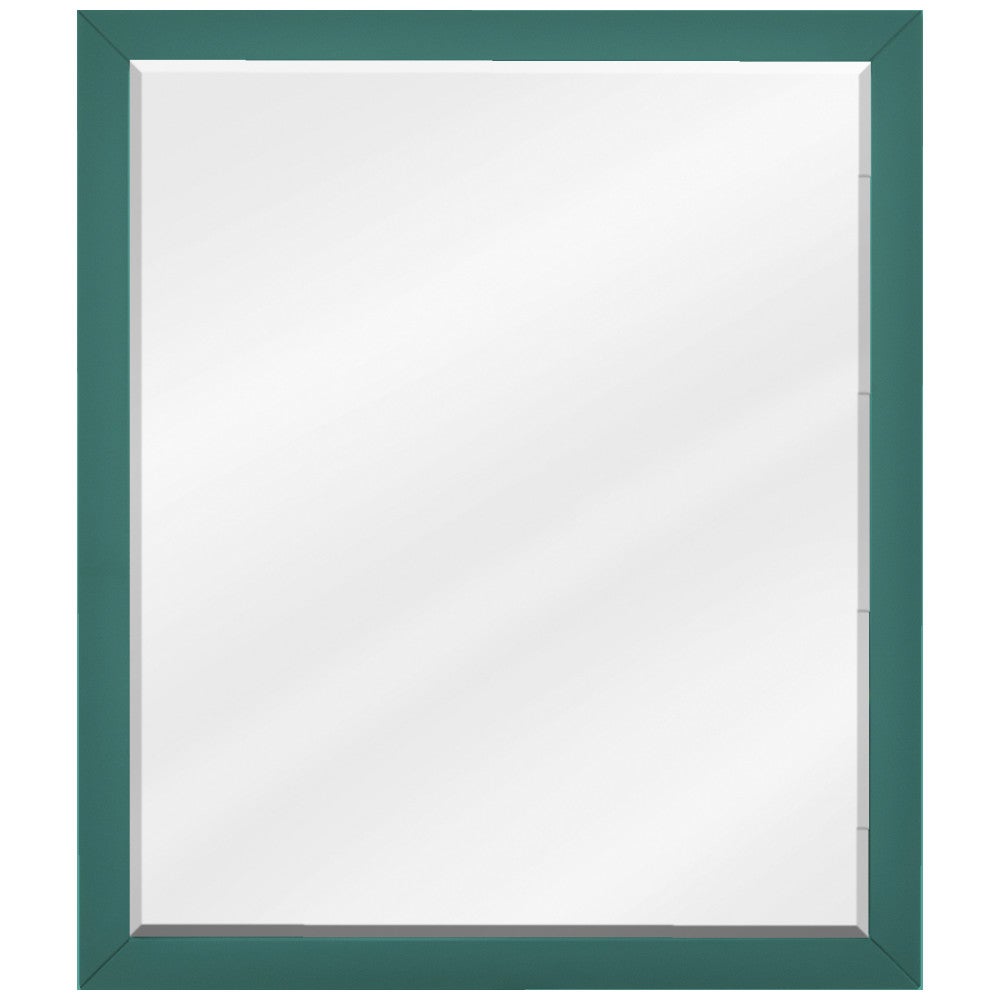 24 W x 1" D x 28" H Forest Green Adler mirror