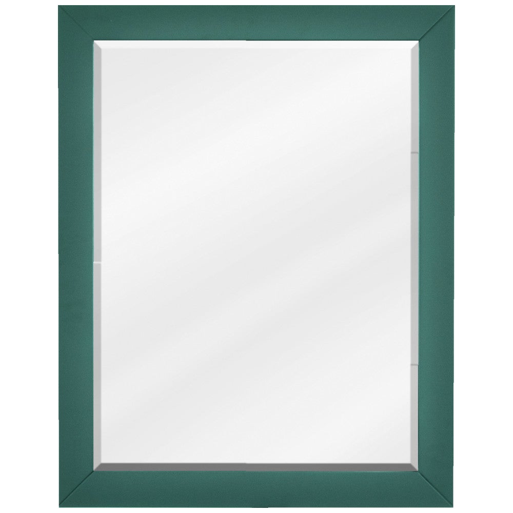 22" W x 1" D x 28" H Forest Green Cade mirror
