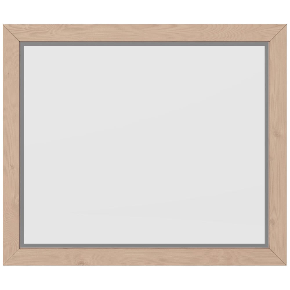 33" W x 1" D x 28" H Natural Oak Cade mirror