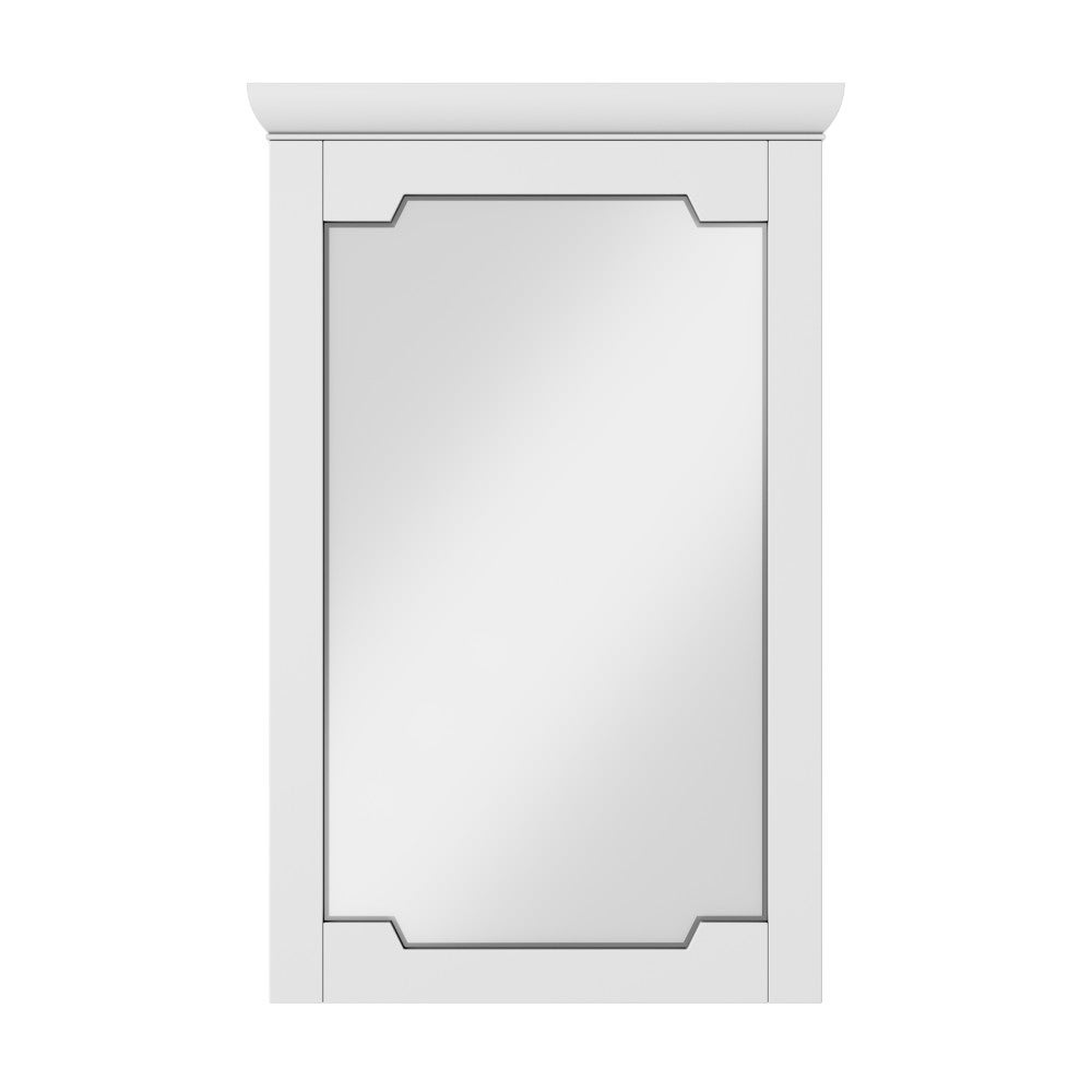22" W x 1-1/2" D x 34" H White Chatham mirror