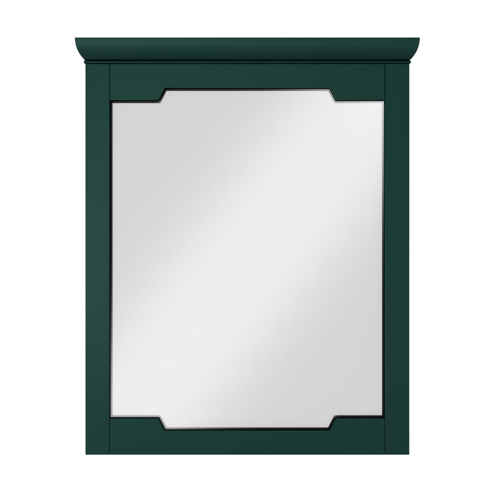 28" W x 1-1/2" D x 34" H Forest Green Chatham mirror