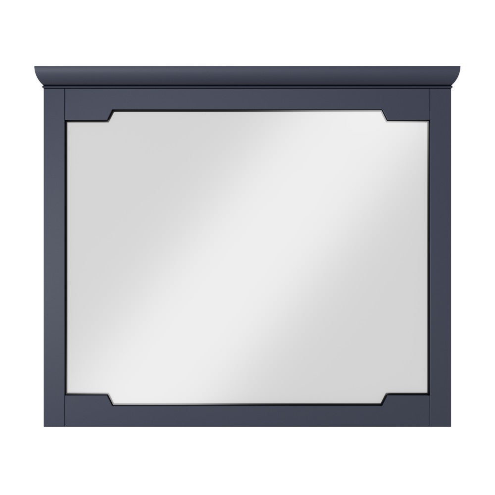 40" W x 1-1/2" D x 34" H Blue Steel Chatham mirror