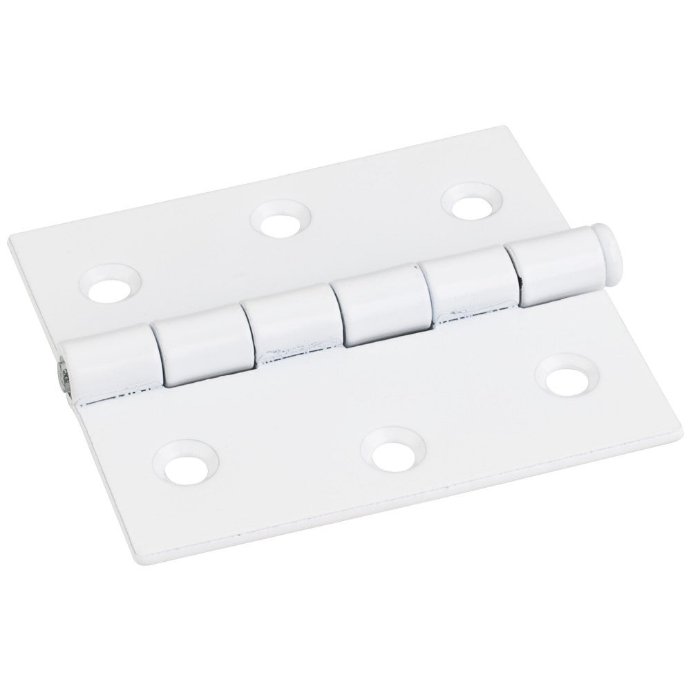Bright Nickel 3" x 2-3/4" Single Full Swaged Butt Hinge