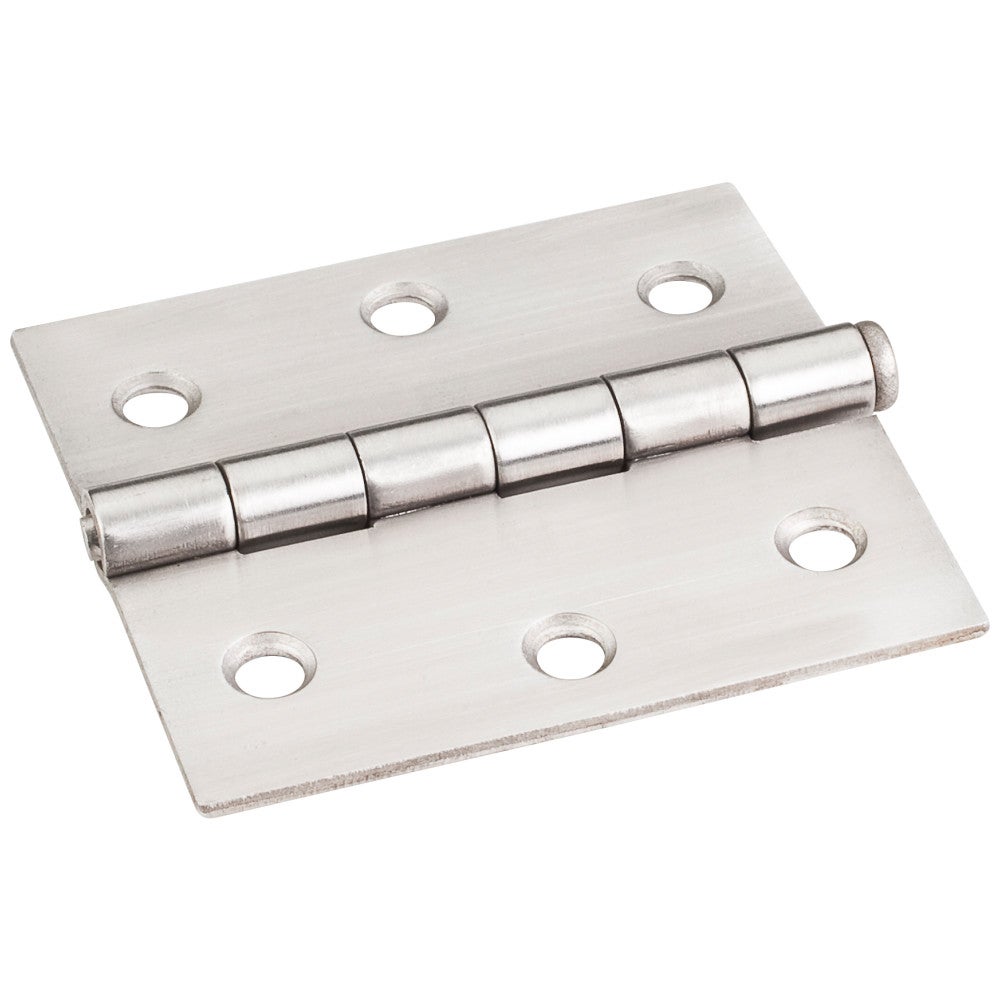 Stainless Steel 3" x 2-3/4"  Single Full Swaged Butt Hinge