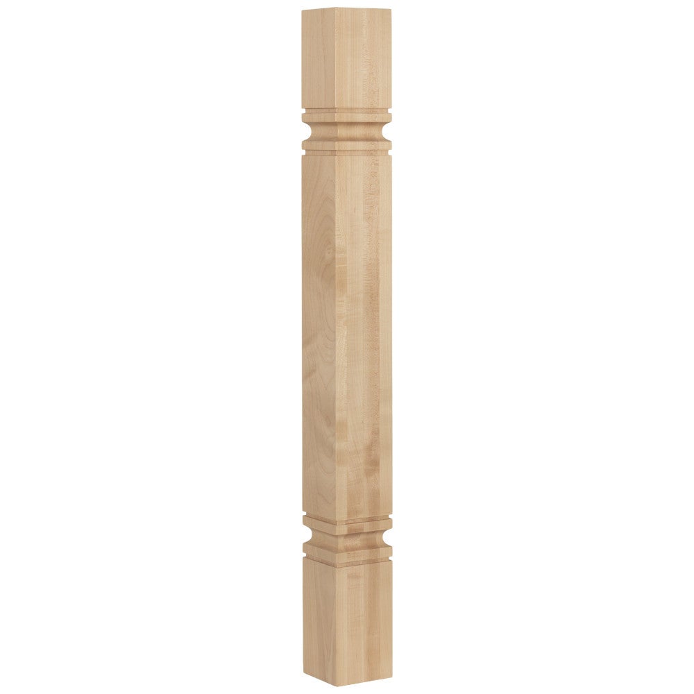 3-1/2" W x 3-1/2" D x 35-1/2" H Simple Mission Post