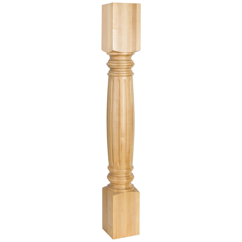 4-1/2" W x 4-1/2" D x 35-1/2" H Fluted Post