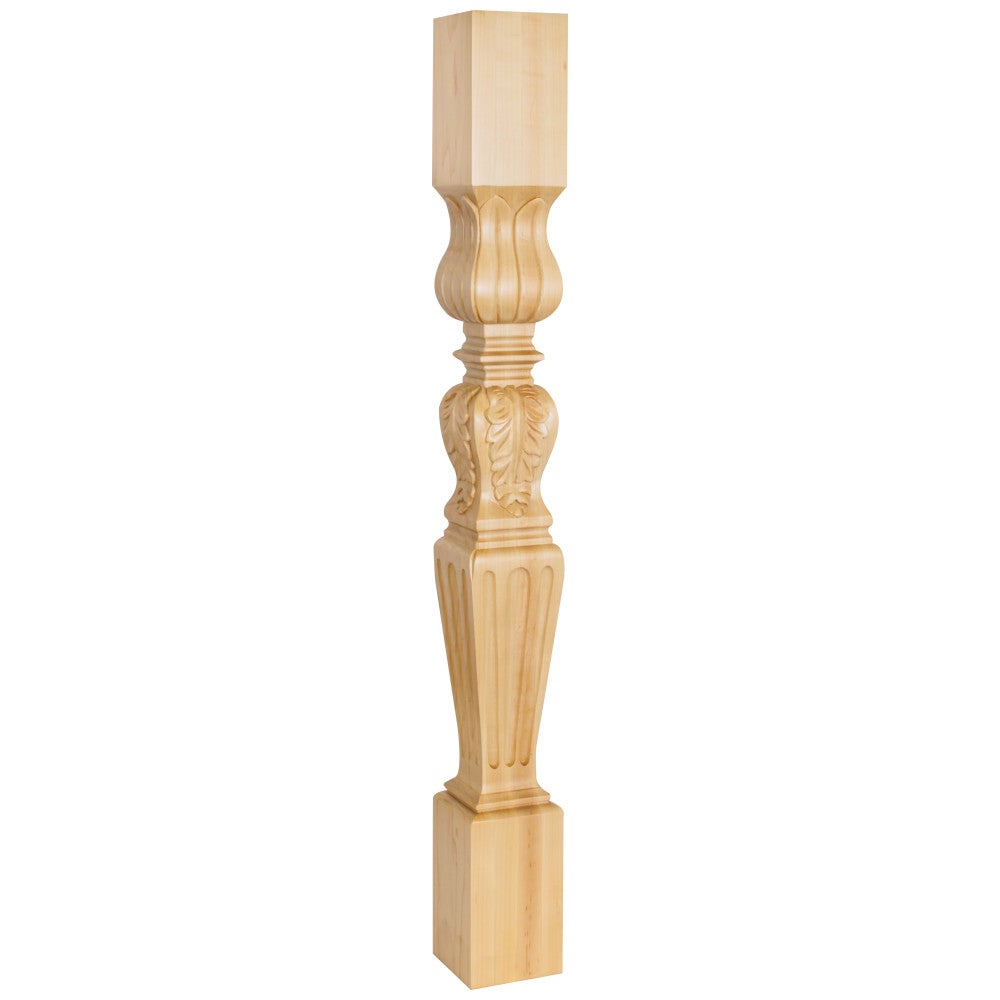 Fluted Acanthus Post