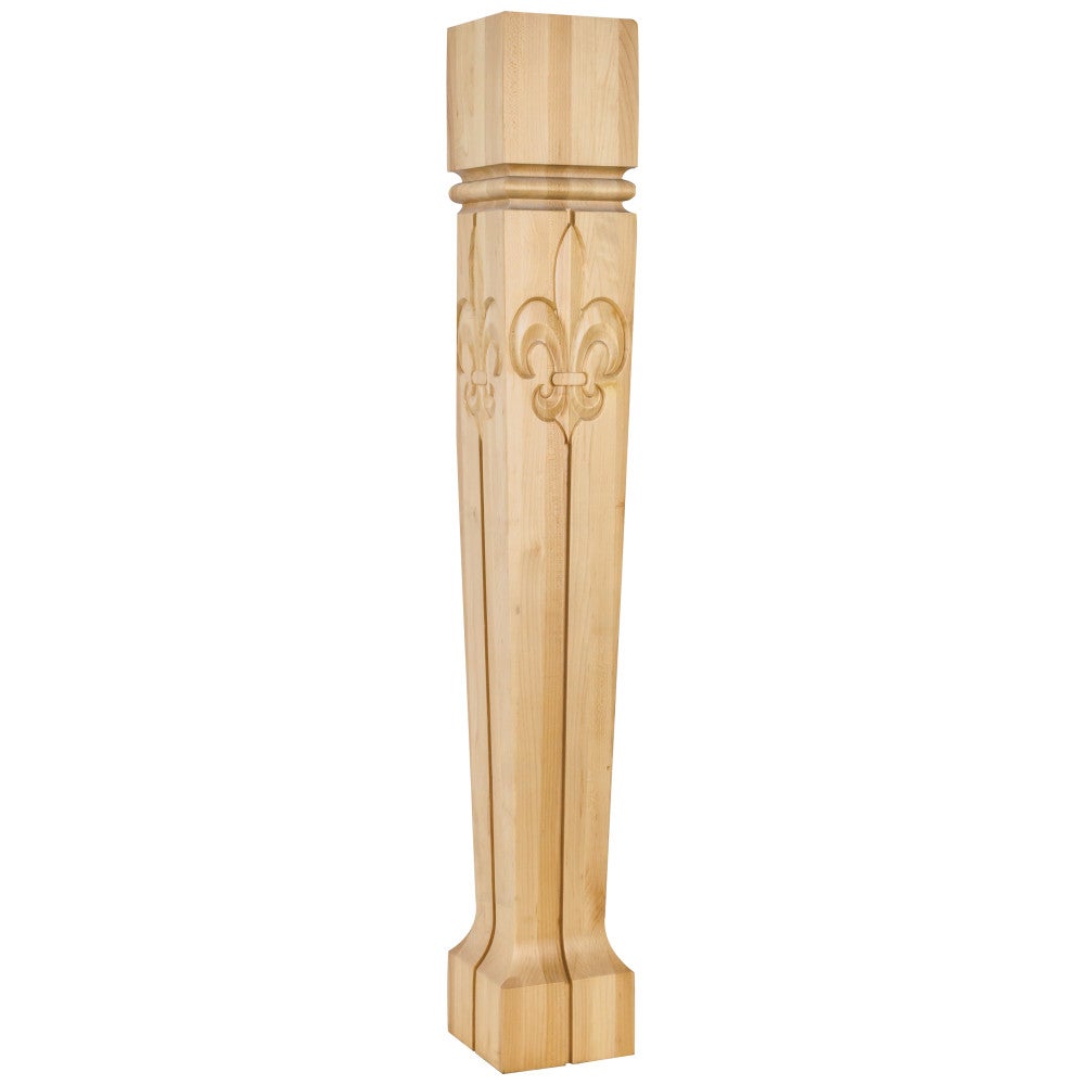 Bull Nose Fleur-de-Lis Posts