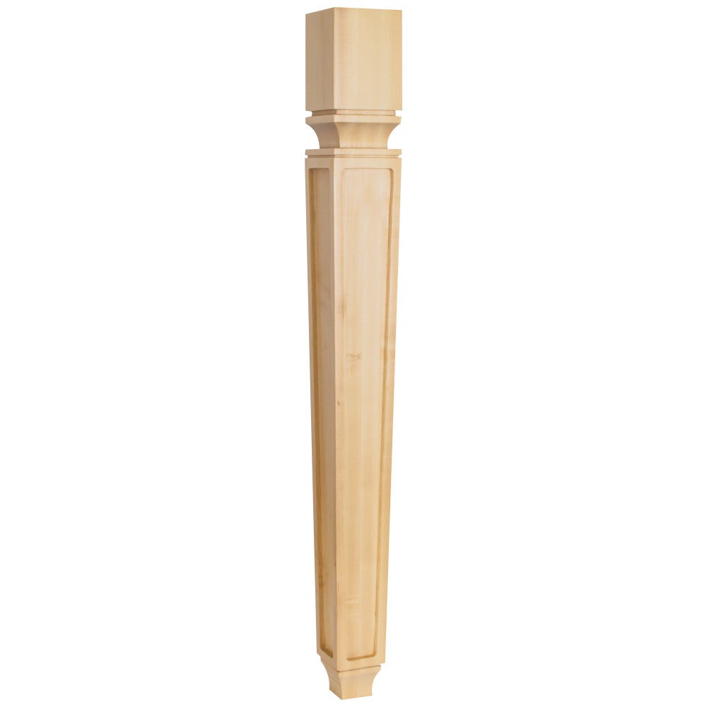 3-3/4" W x 3-3/4" D x 35-1/2" H Tapered Square Mission Post