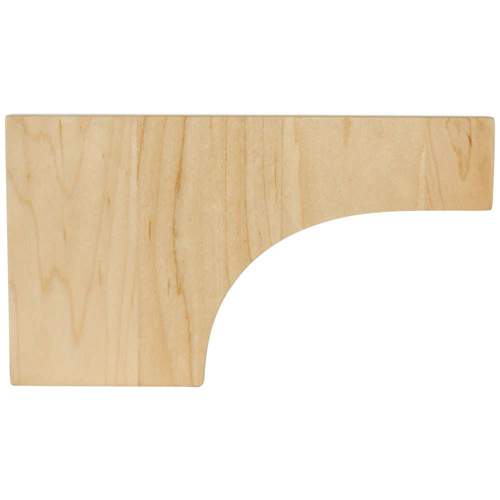 8" W x 7/8" D x 4" H Cove Pedestal Foot
