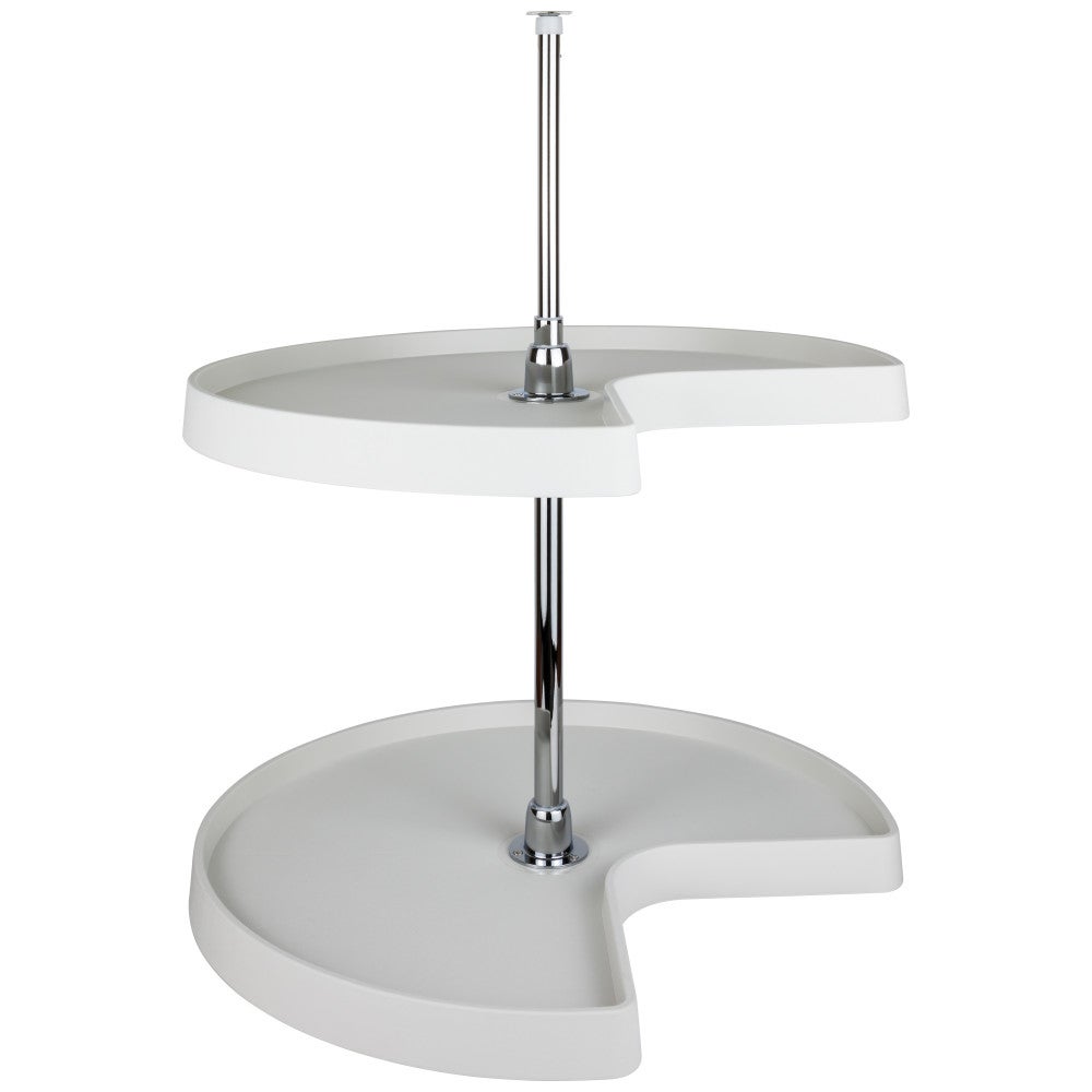 Plastic Lazy Susan Set with Chrome Hubs