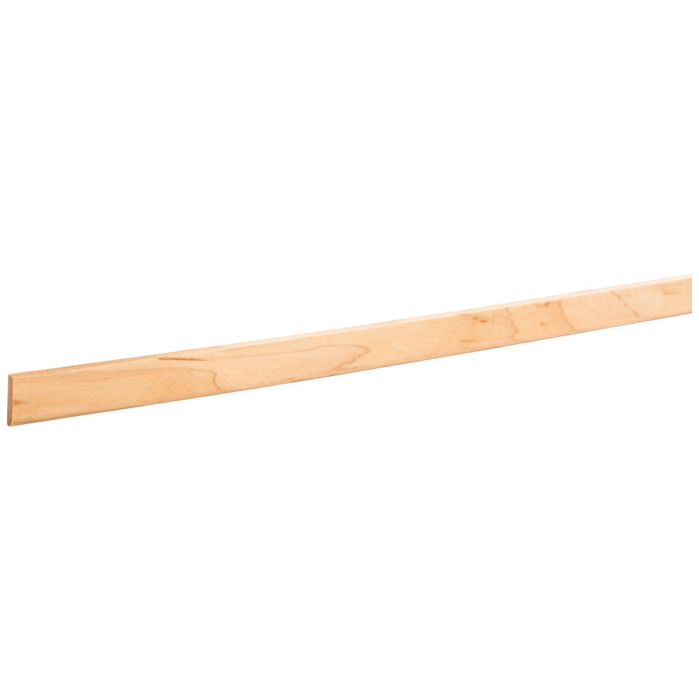 3/16" D x 3/4" H Hard Maple Curved Edge Scribe Moulding