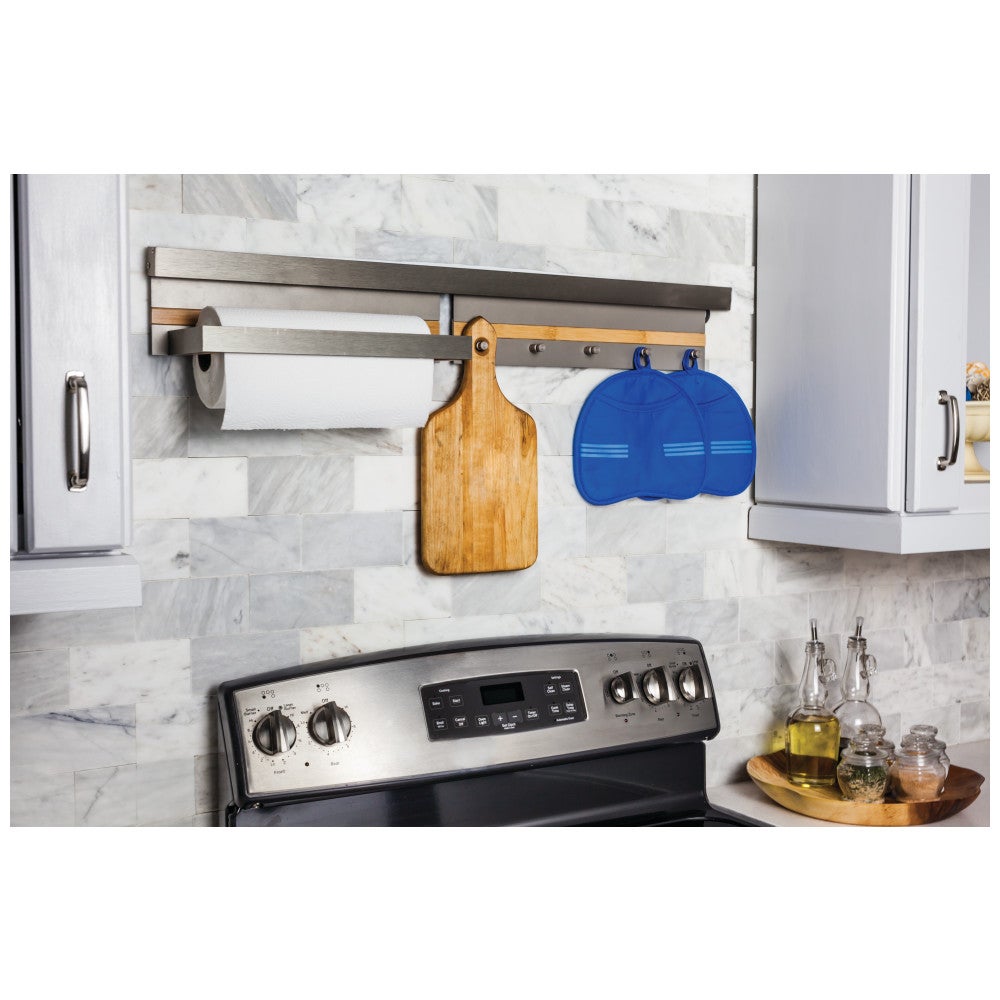 Hanging Paper Towel/Plastic Wrap Holder for SMART RAIL® Storage Solution