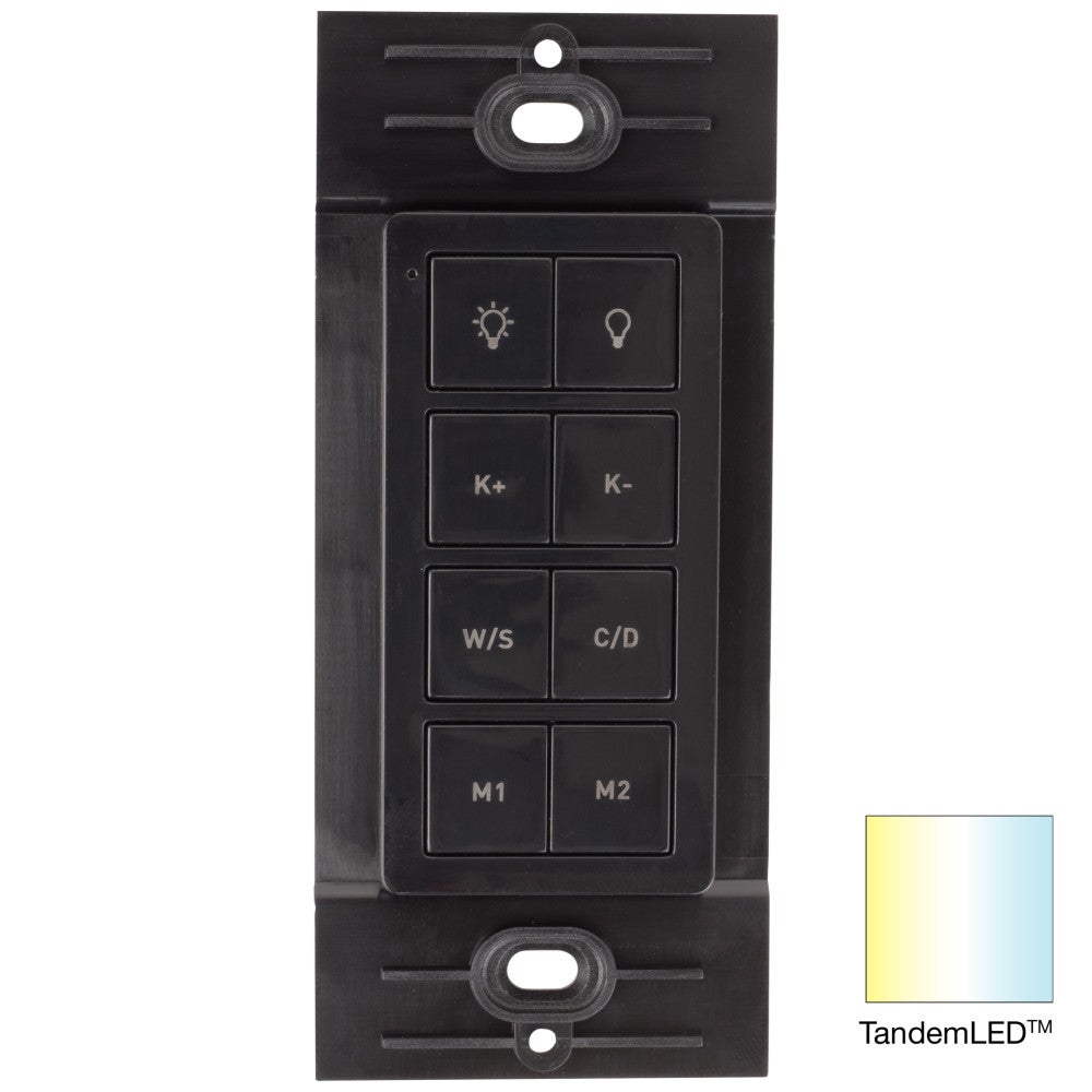 Tunable-White Radio Frequency Wireless 1 Zone LED Controller, Black