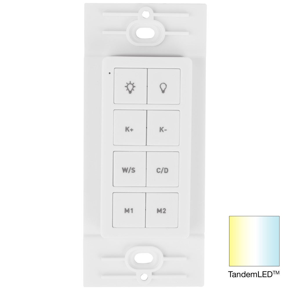 Tunable-White Radio Frequency Wireless 1 Zone LED Controller, White