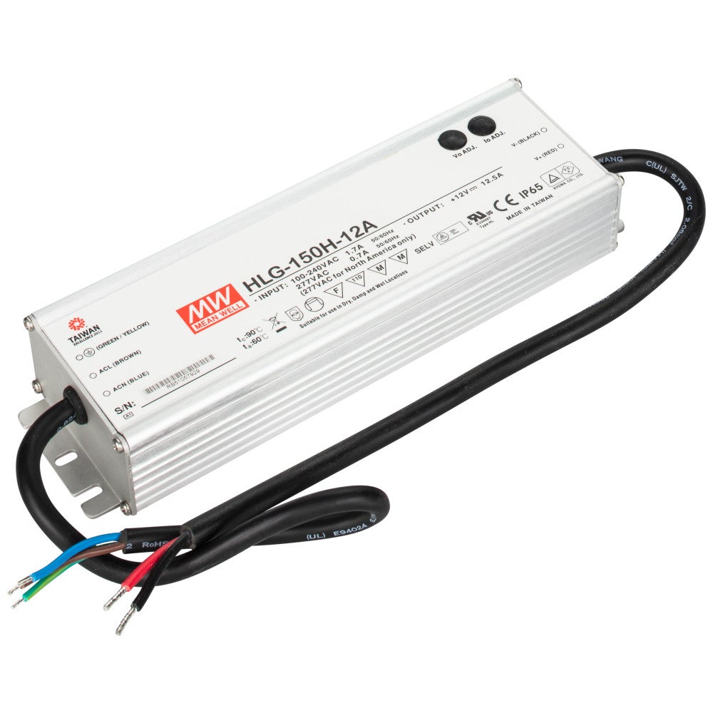 12V Hardwired IP67 Waterproof Power Supply