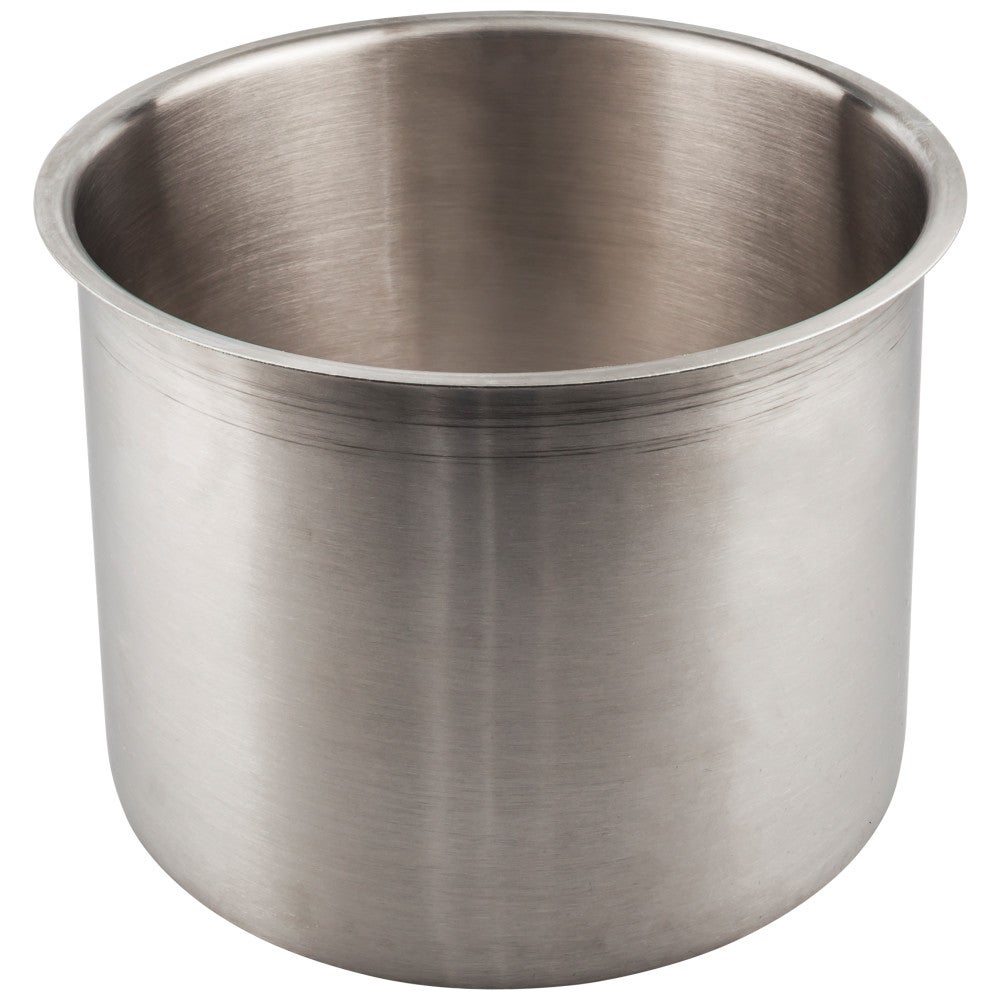 8" Diameter 6" Height Brushed Stainless Steel Trash Can Ring