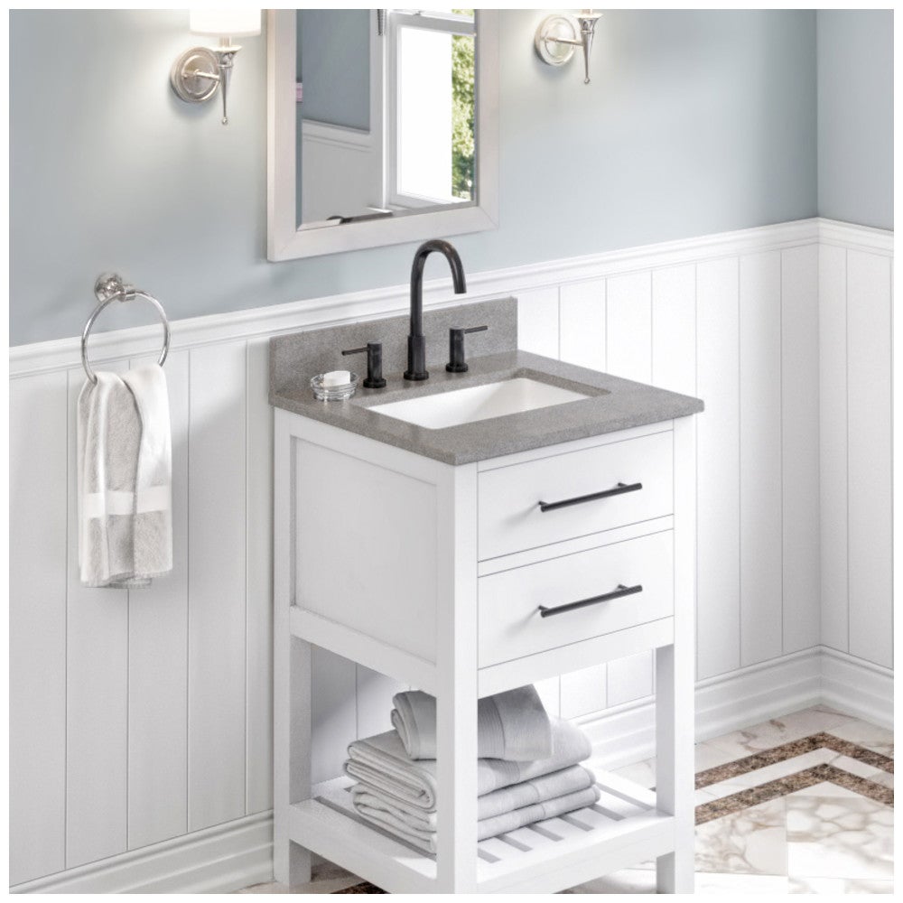 25" Vanity Top & Bowl - Sink bowl included with top