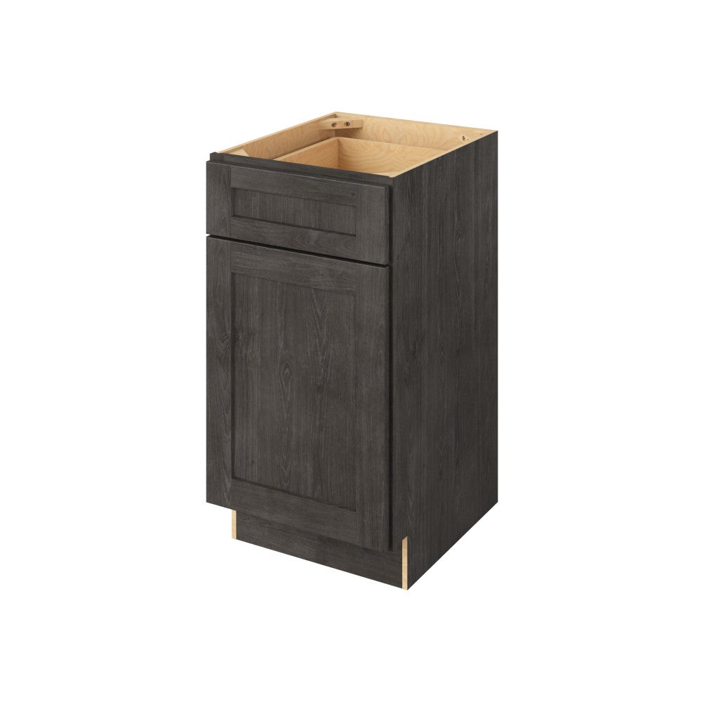 18" Vanity Base, 1 Door-1 Drawer, 1 Shelf