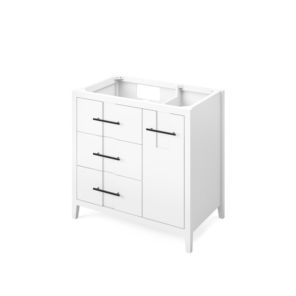 36" Katara Vanity, left offset