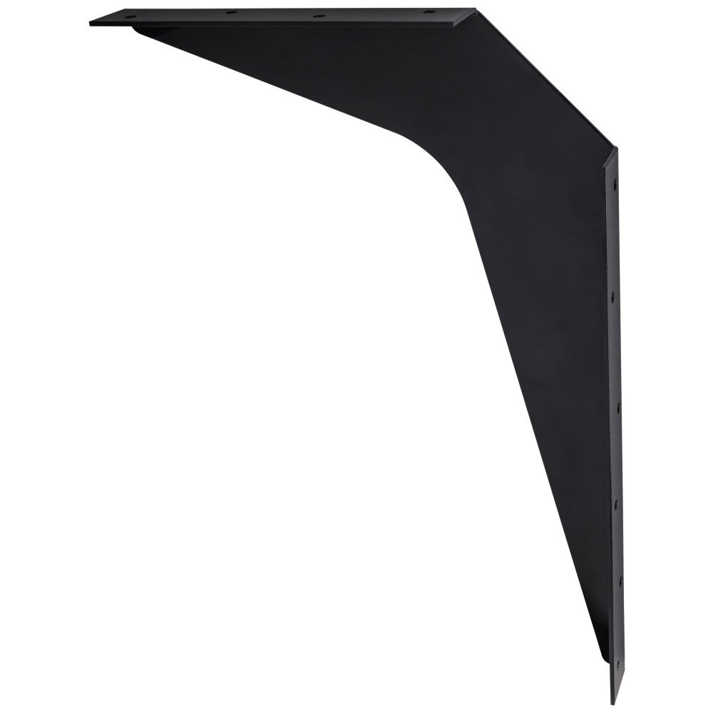 15" x 21" Black Workstation Bracket Sold by the Pair