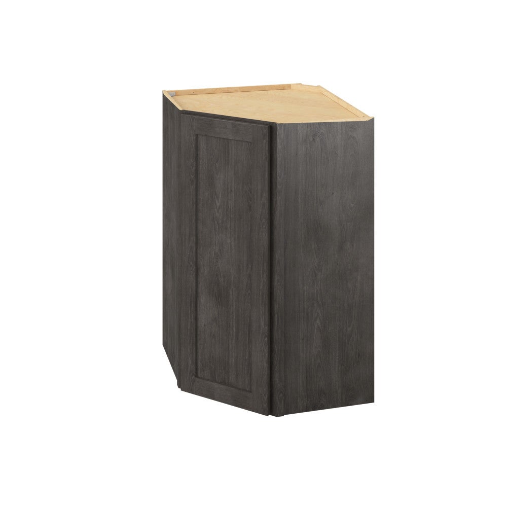 27" x 42" x 15" Wall Diagonal Cabinet, 1 Door, 3 Shelves