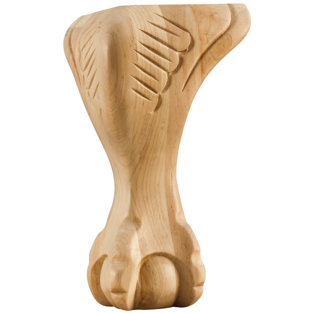 4-1/2" W x 4-1/2" D x 8" H Ball & Claw Leg