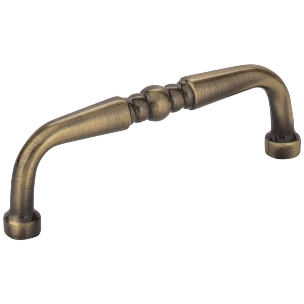 3" Center-to-Center Brushed Antique Brass Madison Cabinet Pull